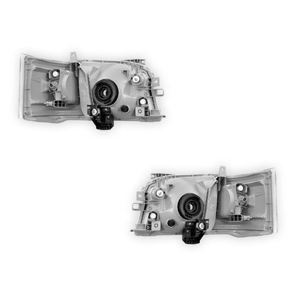 Toyota HiAce High Roof SLWB Van (2005 - 2010) OEM Style Headlights LH + RH