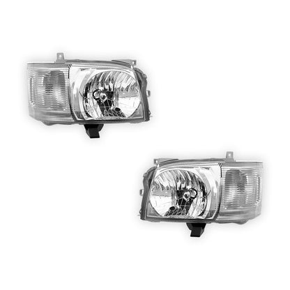 Toyota HiAce Low Roof (2005 - 2010) OEM Style Headlights LH + RH