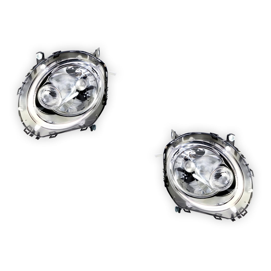 BMW  Cooper R57 (2009 - 2014) OEM Style Non Xenon Headlights Clear cap LH + RH