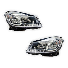 Mercedes-Benz C-Class W204 (2010 - 2014) OEM Style Chrome Non Xenon Headlights LH + RH