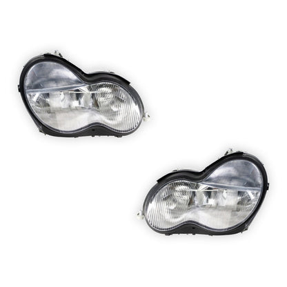 Mercedes-Benz C-Class W203 (2000 - 2004) OEM Style Non Xenon Headlights LH + RH