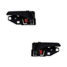 Toyota Hilux N80 (2017 - 2025) Black Front-Rear Inner Door Handle Covers LH + RH