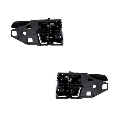 Toyota Hilux N80 (2017 - 2025) Black Front-Rear Inner Door Handle Covers LH + RH