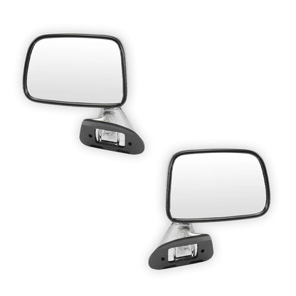Toyota HiLux N60 (2001 - 2005) Chrome Manual Door Mirrors LH + RH