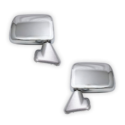 Toyota HiLux N60 (1997- 2001) Chrome Manual Door Mirrors LH + RH