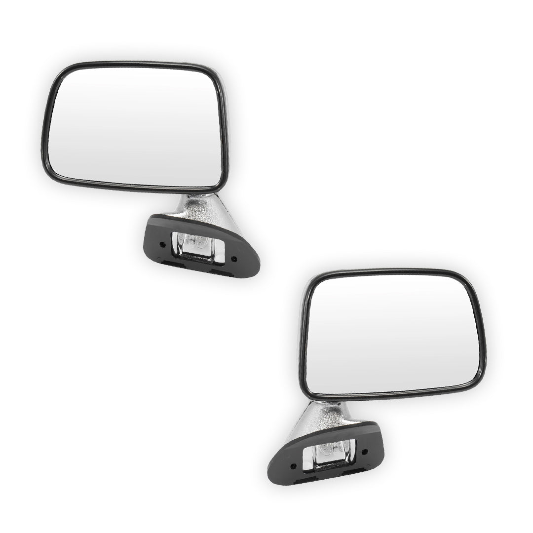 Toyota HiLux N50 (1994- 1997) Chrome Manual Door Mirrors LH + RH