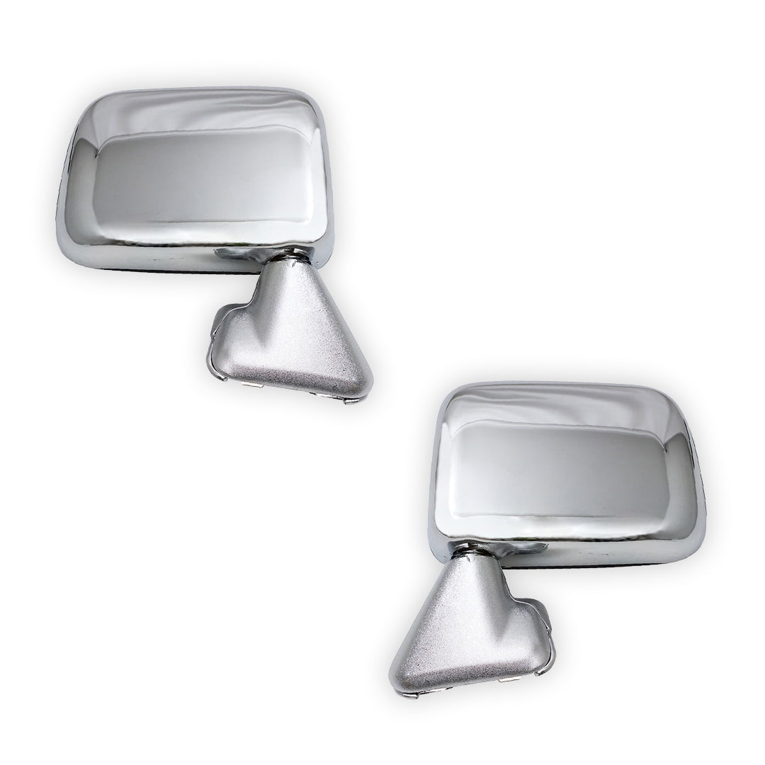 Toyota HiLux N50 (1991 - 1994) Chrome Manual Door Mirrors LH + RH