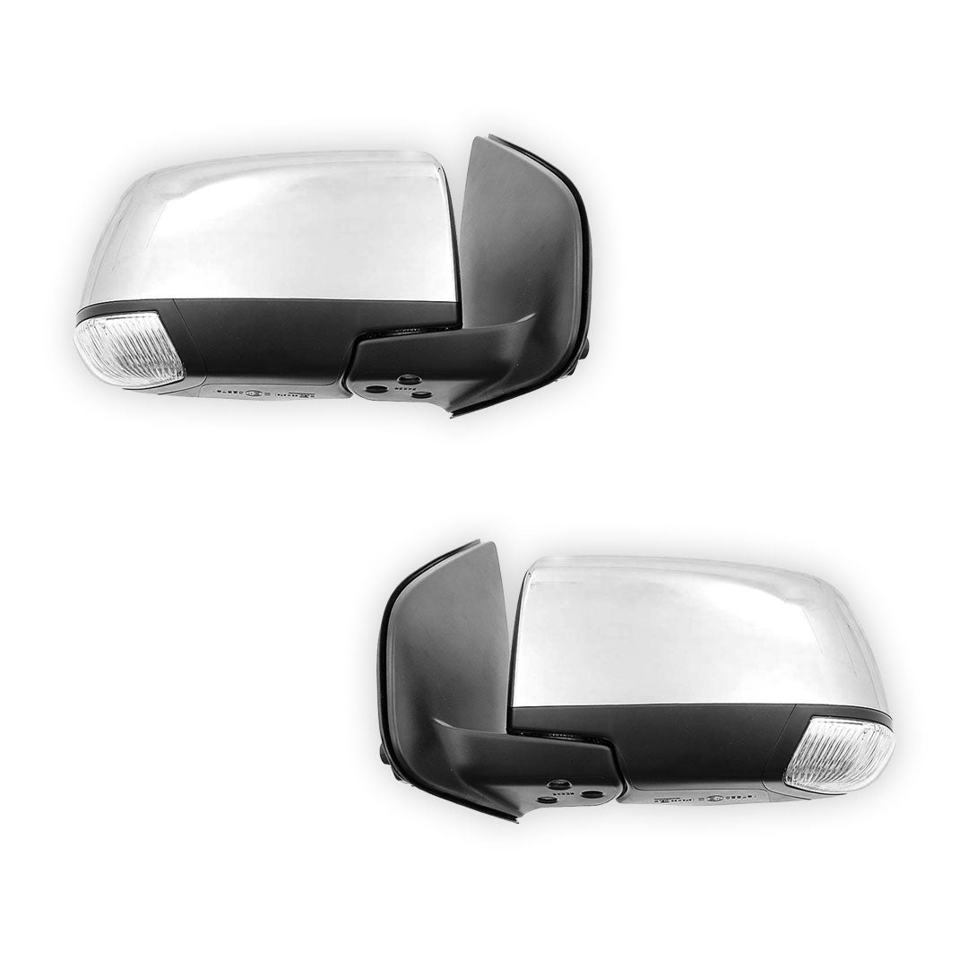 Isuzu D-MAX RT (2012 - 2020) Electric Chrome Door Mirrors LH + RH