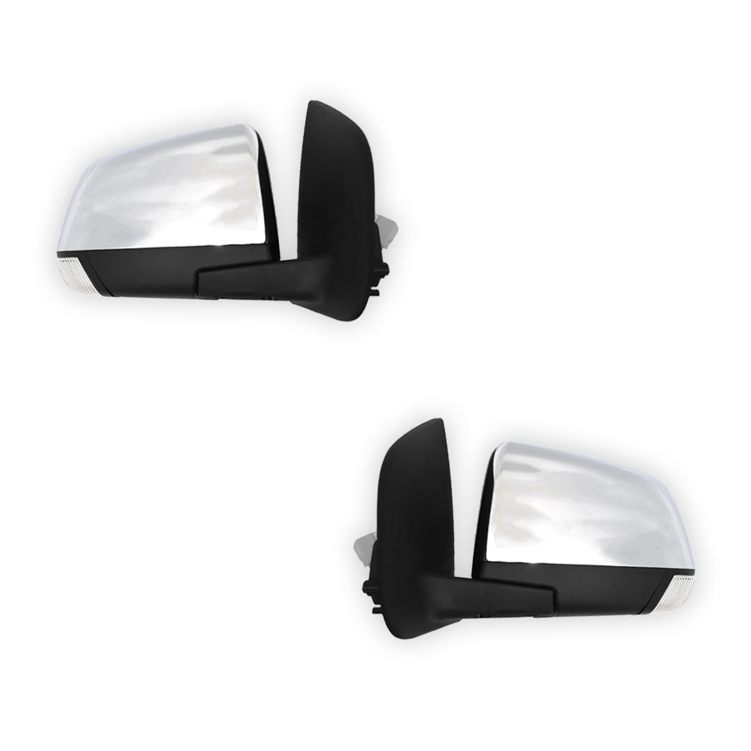 Isuzu MU-X (2013 - 2021) Genuine Electric Chrome Door Mirrors LH + RH