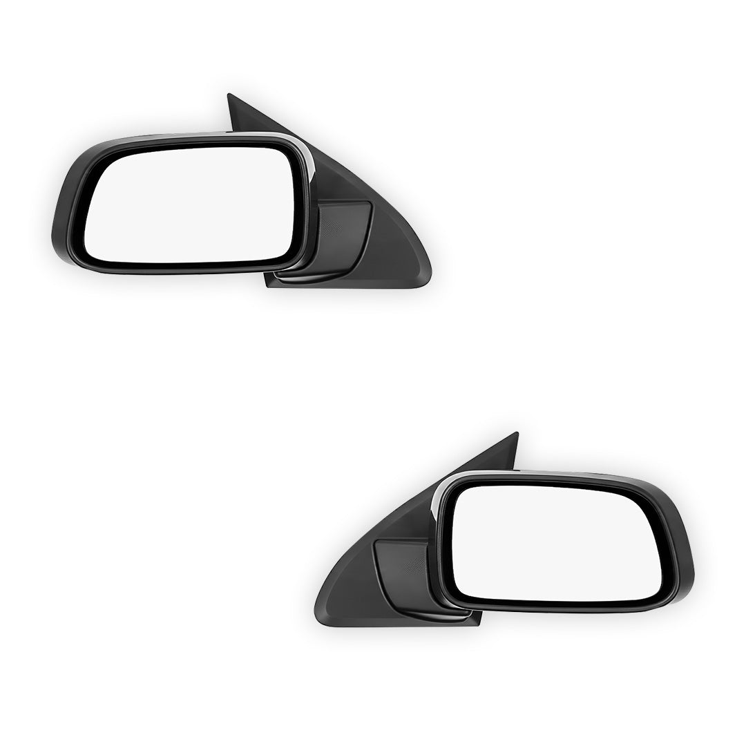 Toyota LandCruiser Prado 95 Series (1996 - 1998) Manual Black Side Mirror LH + RH