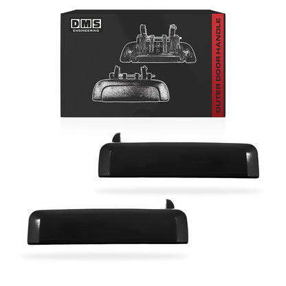 Nissan Navara D21 (1986–1997) Front or Rear Black Outer Door Handles LH + RH