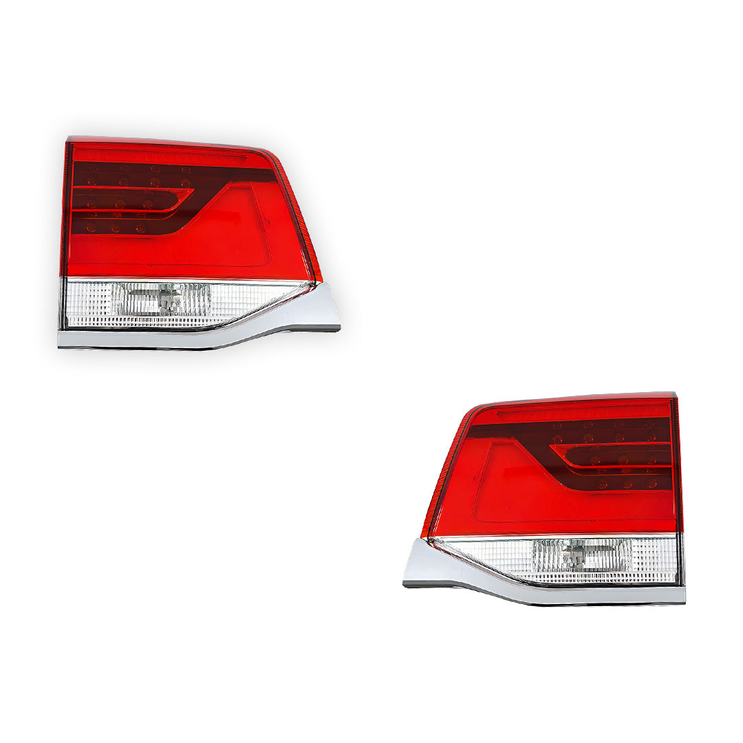 Toyota LandCruiser 200 Series 3 (2015 - 2021) Clear Lens Rear Garnish Tail Lights LH + RH