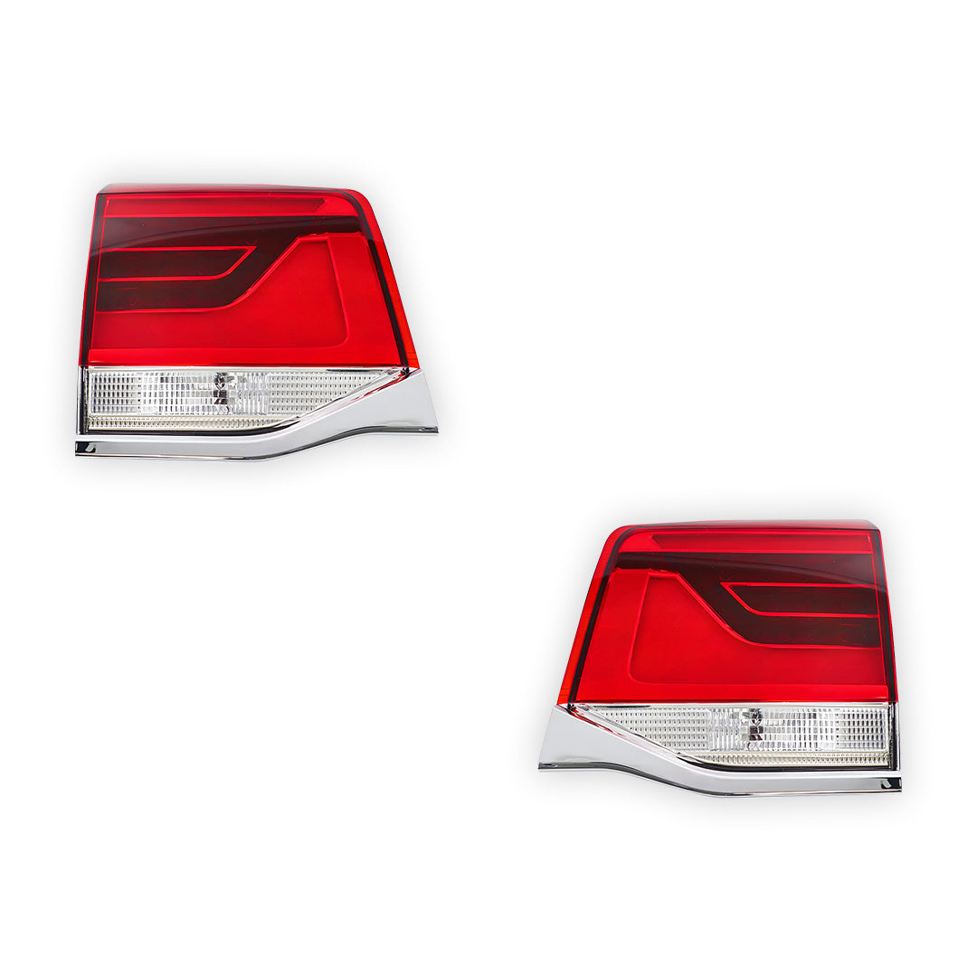 Toyota LandCruiser 200 Series 3 (2015 - 2021) Tinted Lens Rear Garnish Tail Lights LH + RH
