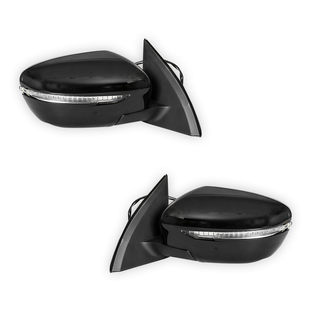 Nissan Qashqai J11 Series 1 (2014 - 2017) Primed Door Mirrors Assembly Without Auto Fold LH + RH