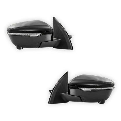 Nissan Qashqai J11 Series 1 (2014 - 2017) Primed Door Mirrors Assembly With Auto Fold and Camera LH + RH