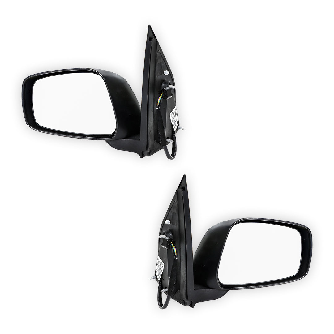 Nissan Pathfinder R51 Series 1 (2005 - 2010) Black Door Mirrors Without Mirror Light LH + RH