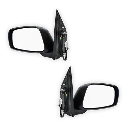 Nissan Pathfinder R51 Series 1 (2005 - 2010) Black Door Mirrors Without Mirror Light LH + RH