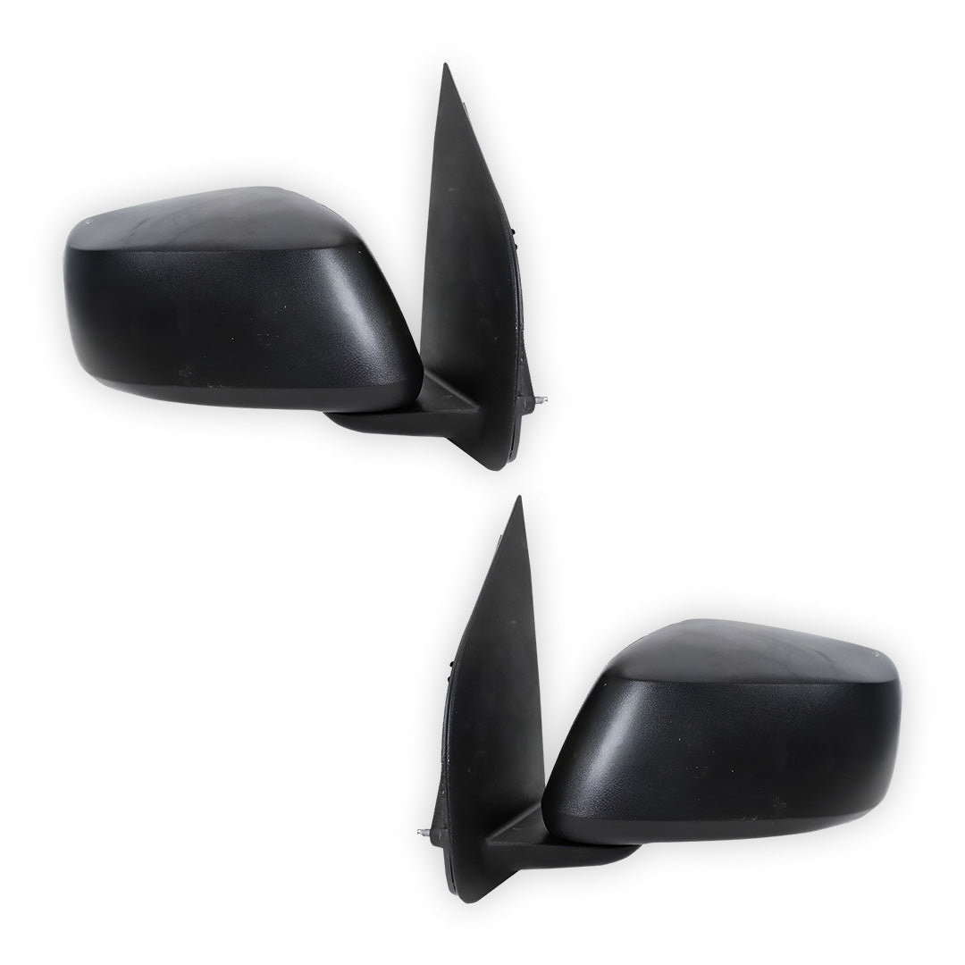 Nissan Pathfinder R51 Series 1 (2005 - 2010) Black Door Mirrors Without Mirror Light LH + RH