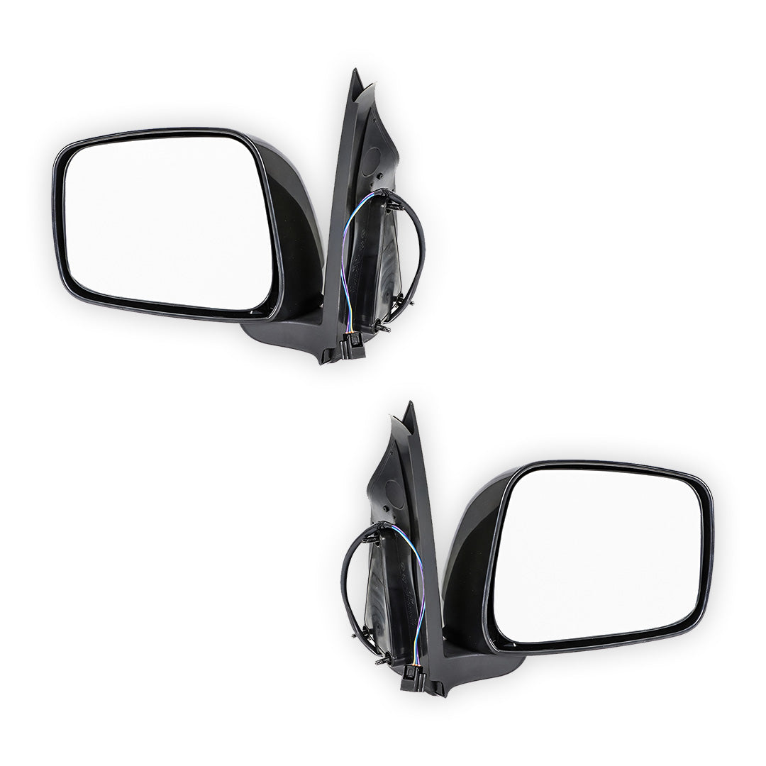 Nissan Pathfinder R51 Series 1 (2005 - 2010) Black Door Mirrors Without Mirror Light LH + RH