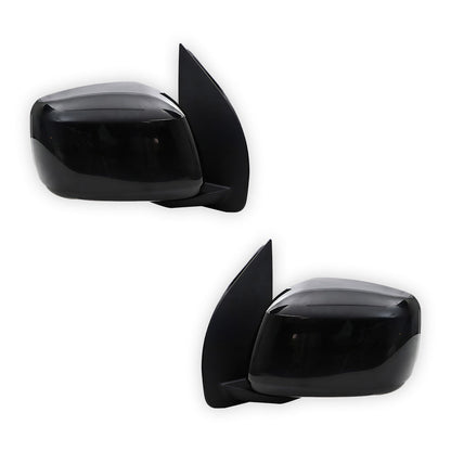 Nissan Pathfinder R51 Series 1 (2005 - 2010) Black Door Mirrors Without Mirror Light LH + RH
