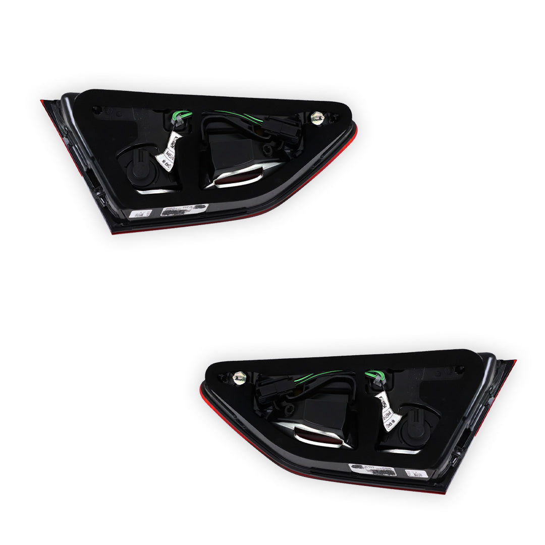 Holden Commodore ZB (2018 - 2020) Tinted Red Rear Garnish Tail Lights LH + RH