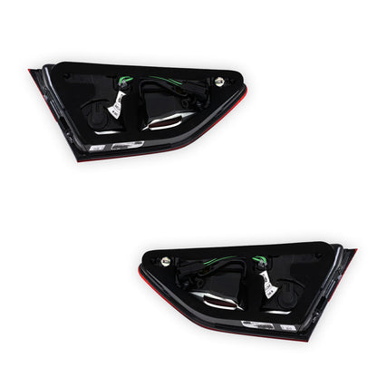 Holden Commodore ZB (2018 - 2020) Tinted Red Rear Garnish Tail Lights LH + RH
