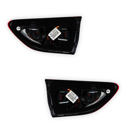 Holden Commodore ZB (2018 - 2020) Tinted Red Rear Garnish Tail Lights LH + RH
