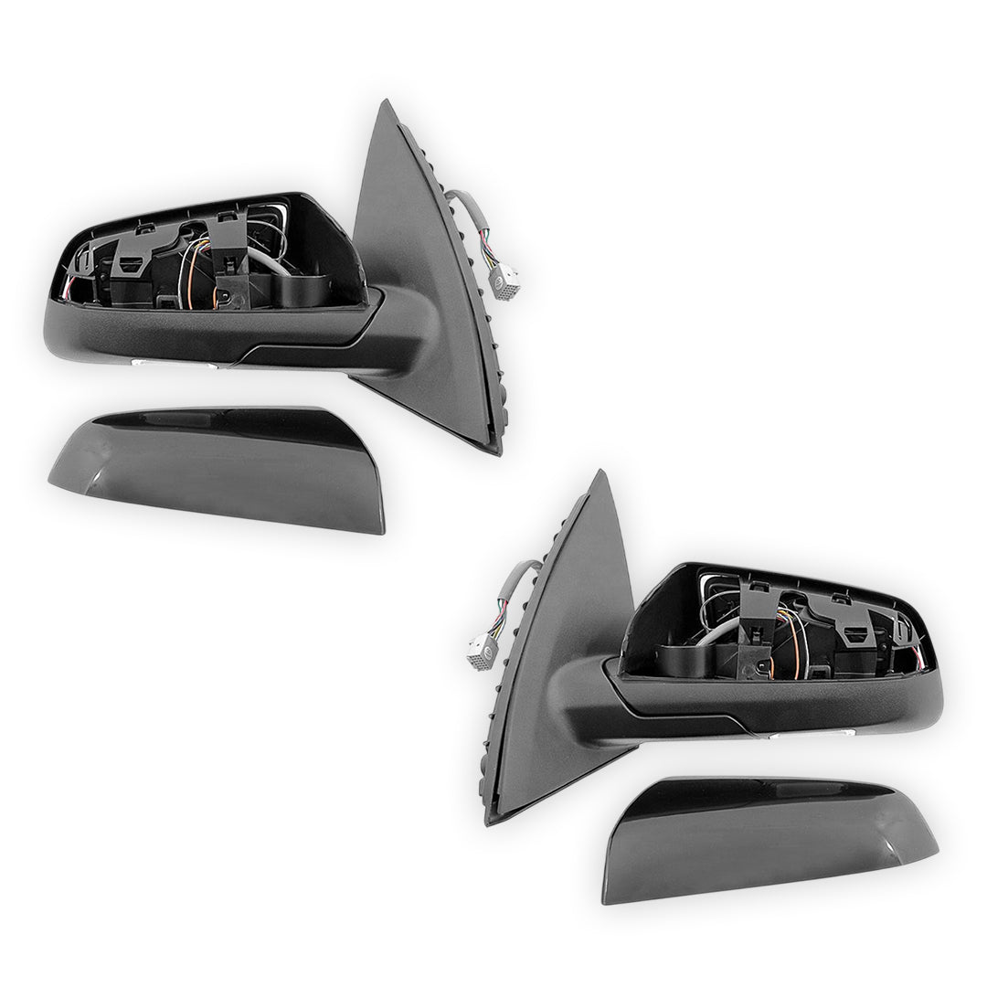 Holden Commodore VF (2013 - 2017) Electric Black Door Mirrors LH + RH