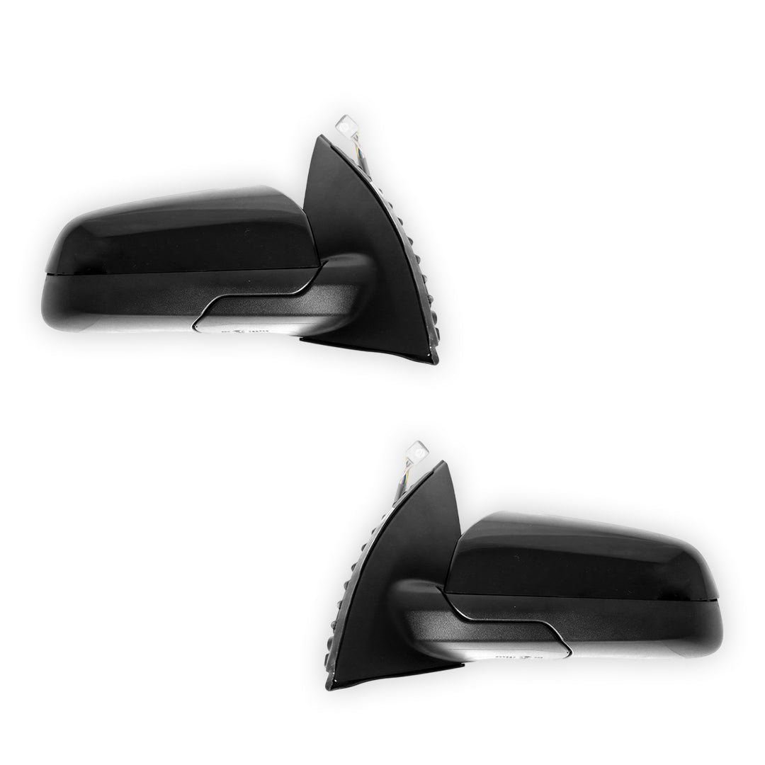 Holden Commodore VF (2013 - 2017) Electric Black Door Mirrors with Blind Spot and Mirror Cover LH + RH