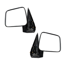 Holden Rodeo TF (1997 - 2003) Black Door Mirrors LH + RH