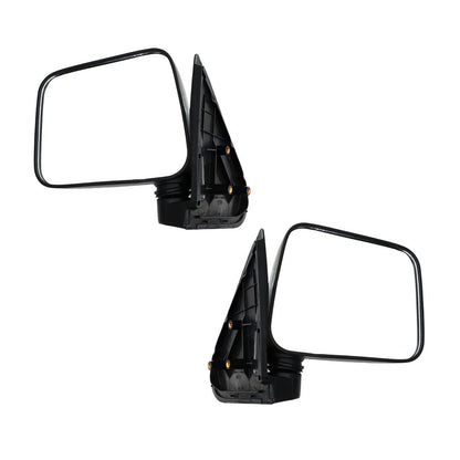 Holden Rodeo TF (1997 - 2003) Black Door Mirrors LH + RH