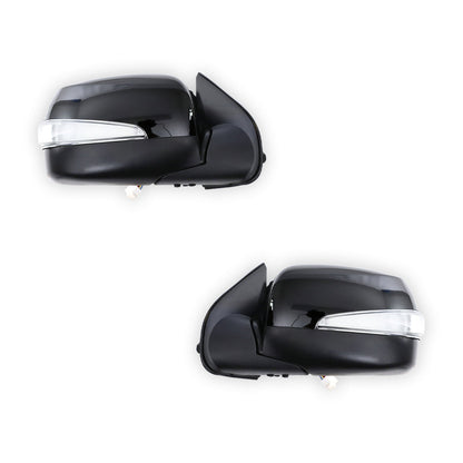 Holden Rodeo RA (2006 - 2008) Electric Black Door Mirrors LH + RH