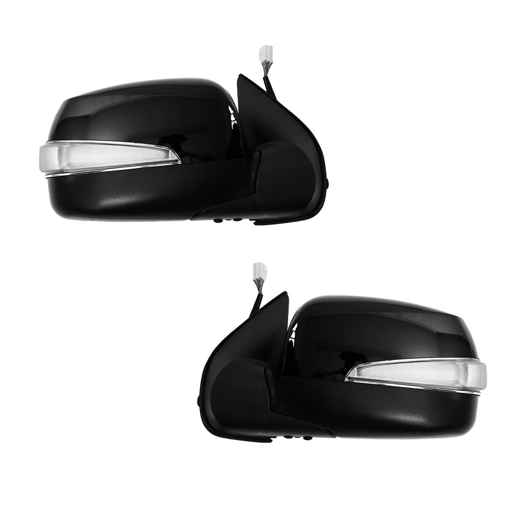Holden Rodeo RA (2006 - 2008) With Auto Fold Electric Black Door Mirrors LH + RH