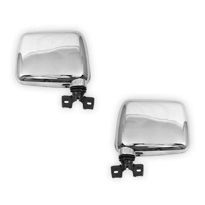Holden Rodeo TF (1988 - 1997) Chrome Door Mirrors LH + RH