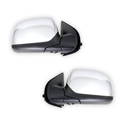 Holden Rodeo RA (2003 - 2007) Electric Chrome Door Mirrors LH + RH