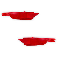 Ford Fiesta WT (2010 - 2013) Rear Red Bumper Light Reflectors LH + RH