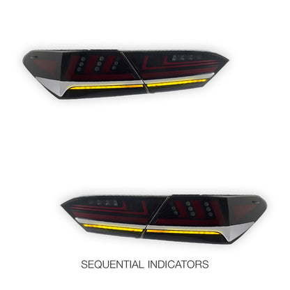Toyota Camry XV70 (2018 - 2021) Lexus-Style Sequential Tail Lights LH + RH