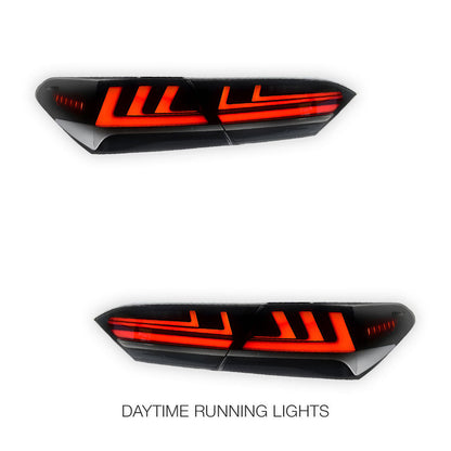 Toyota Camry XV70 (2018 - 2021) Red LED Dynamic Tail Lights LH + RH