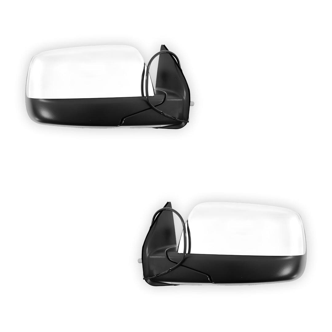 Ford Ranger PK (2009 - 2011) Door Mirror Left Hand Chrome Assembly Electric No Mirror Light LH + RH