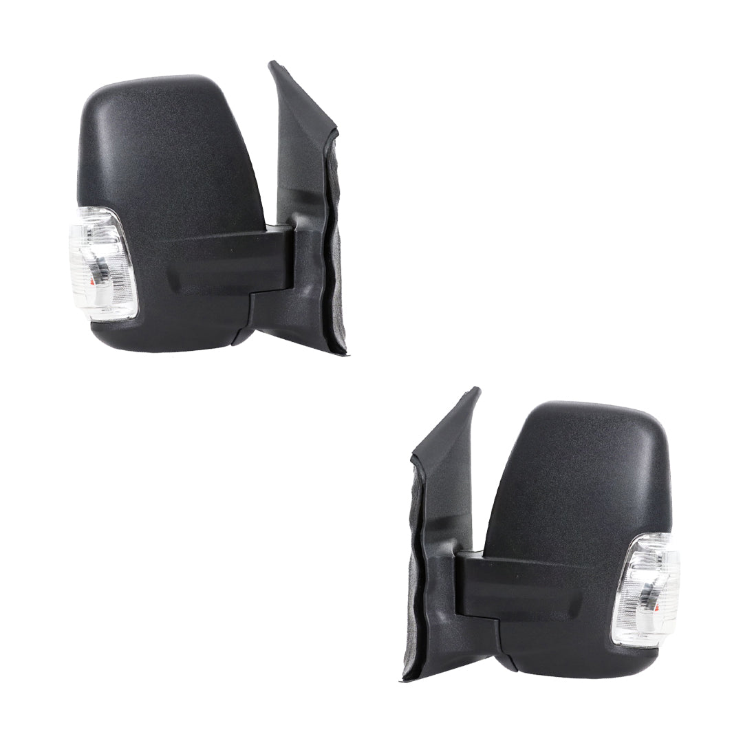 Ford Transit VH / VJ (2000 - 2006) Electric Short Arm, Clear Lens Door Mirrors LH + RH