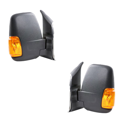 Ford Transit VH / VJ (2000 - 2006) Electric Short Arm, Amber Lens Door Mirrors LH + RH