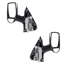 Ford Transit VH / VJ (2000 - 2006) Manual Van Black Short Arm Door Mirrors LH + RH