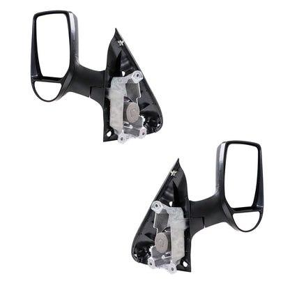 Ford Transit VH / VJ (2000 - 2006) Manual Van Black Short Arm Door Mirrors LH + RH