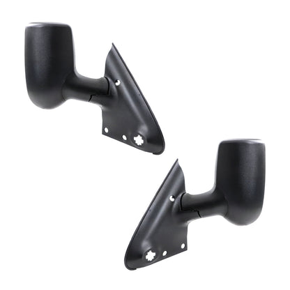 Ford Transit VH / VJ (2000 - 2006) Manual Black Long Arm Door Mirrors LH + RH