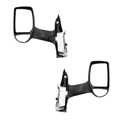 Ford Transit VH / VJ (2000 - 2006) Electric Black Long Arm Door Mirrors LH + RH