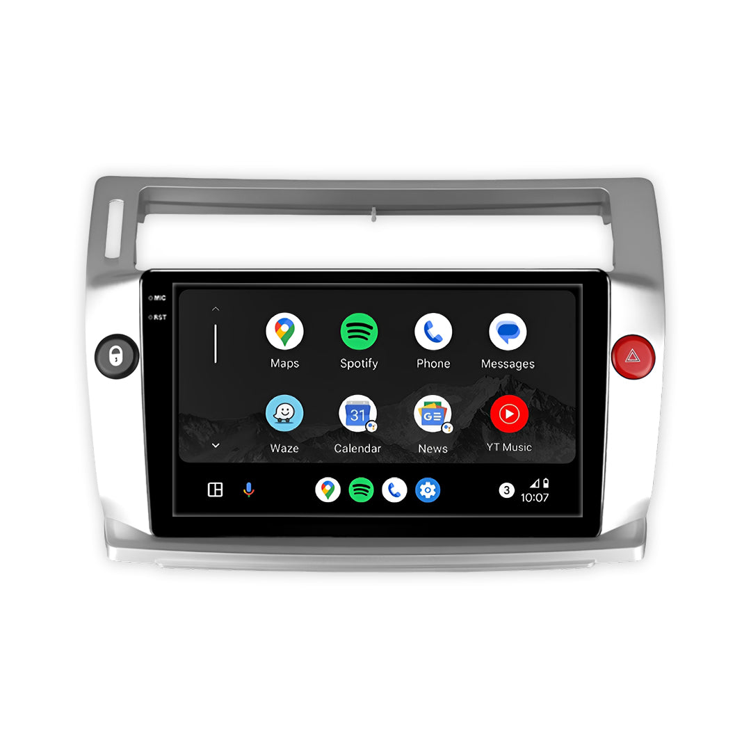 Citroen C4 B7 C-Triomphe / C-Quantre (2004 - 2014) 9" Wireless Android 16 Head Unit for Apple CarPlay / Android Auto