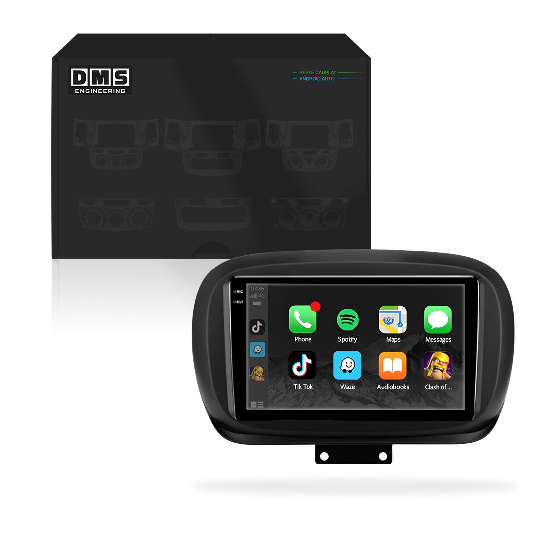 Fiat 500X (2014 - 2020) 9" Wireless Android 16 Head Unit for Apple CarPlay / Android Auto