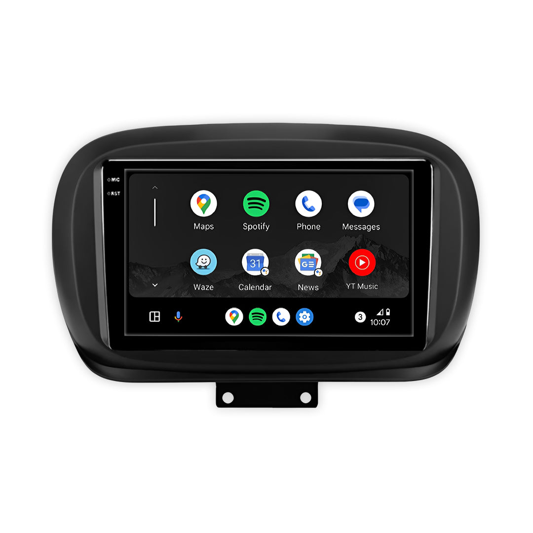 Fiat 500X (2014 - 2020) 9" Wireless Android 16 Head Unit for Apple CarPlay / Android Auto