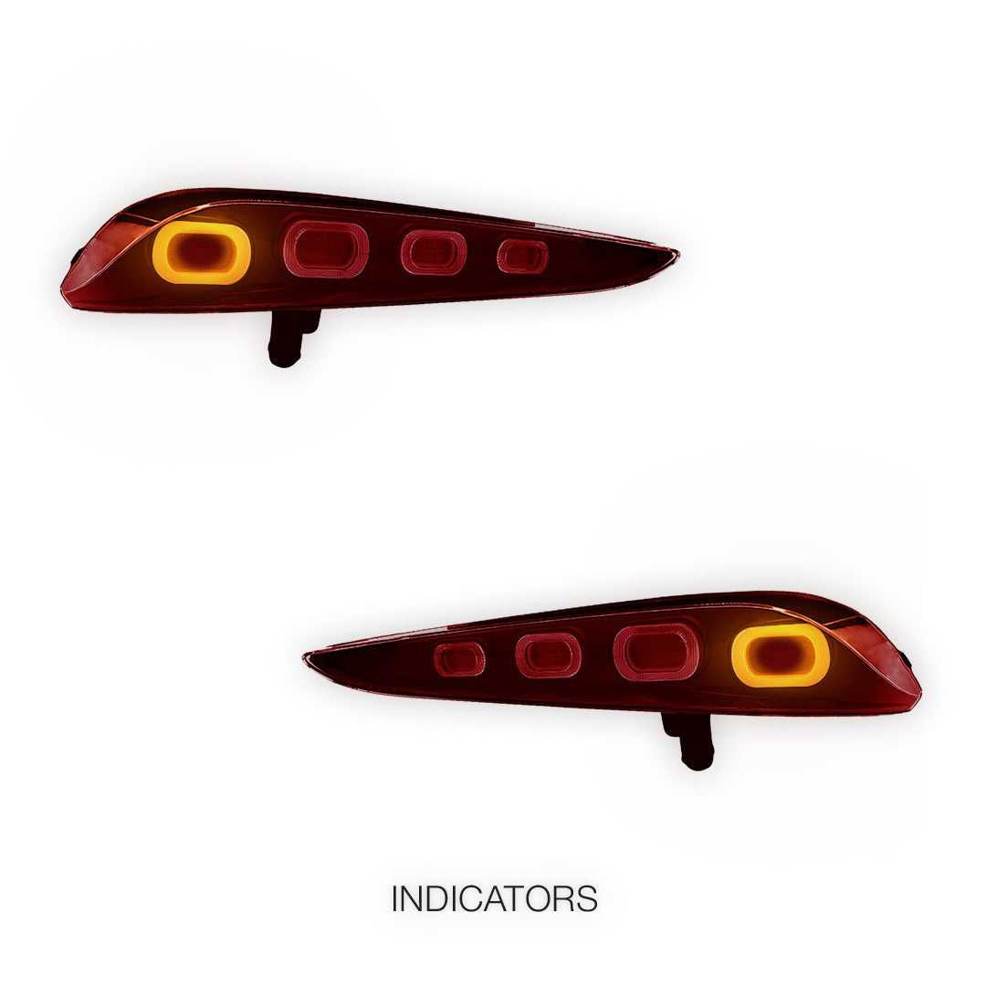 Toyota Supra A90 A91 (2019 - 2024) Red Sequential LED Tail Lights LH + RH