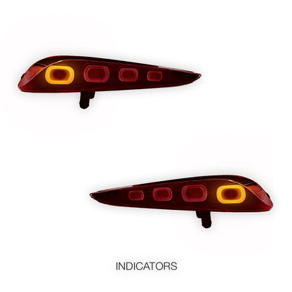 Toyota Supra A90 A91 (2019 - 2024) Red Sequential LED Tail Lights LH + RH
